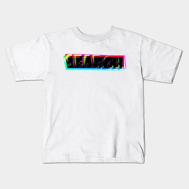 Techno Search Kids T-Shirt by stefy